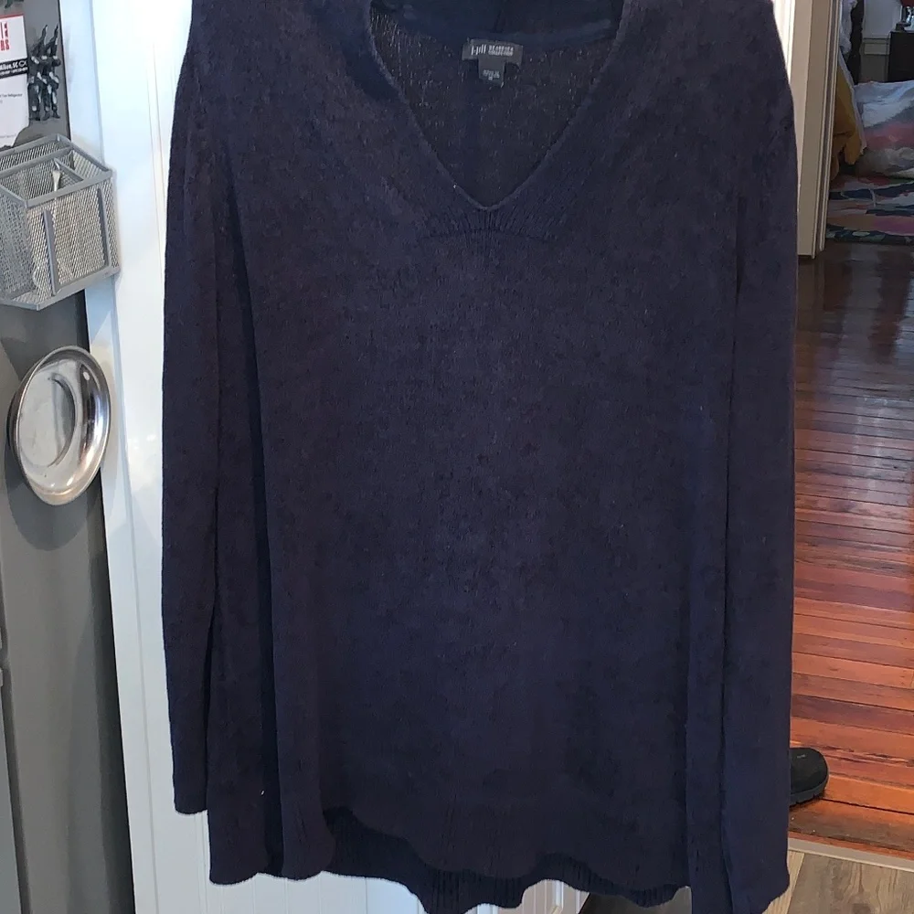 J.Jill Wearever collection midnight blue soft oversized sweater. Worn about 4-5x